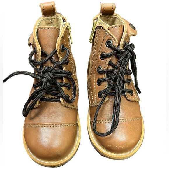 Mikoleon Heirloom Classic Boots Brown [Children Leather Boots] size 20 - Picture 2 of 11